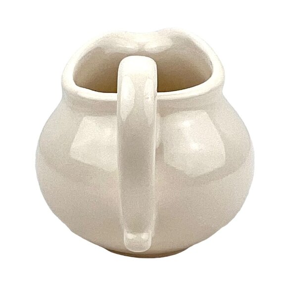 Williams Sonoma Manosque Cream Colored Ceramic Creamer Pitcher Made In Portugal - Picture 7 of 9